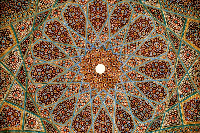 A colourful geometric mosaic