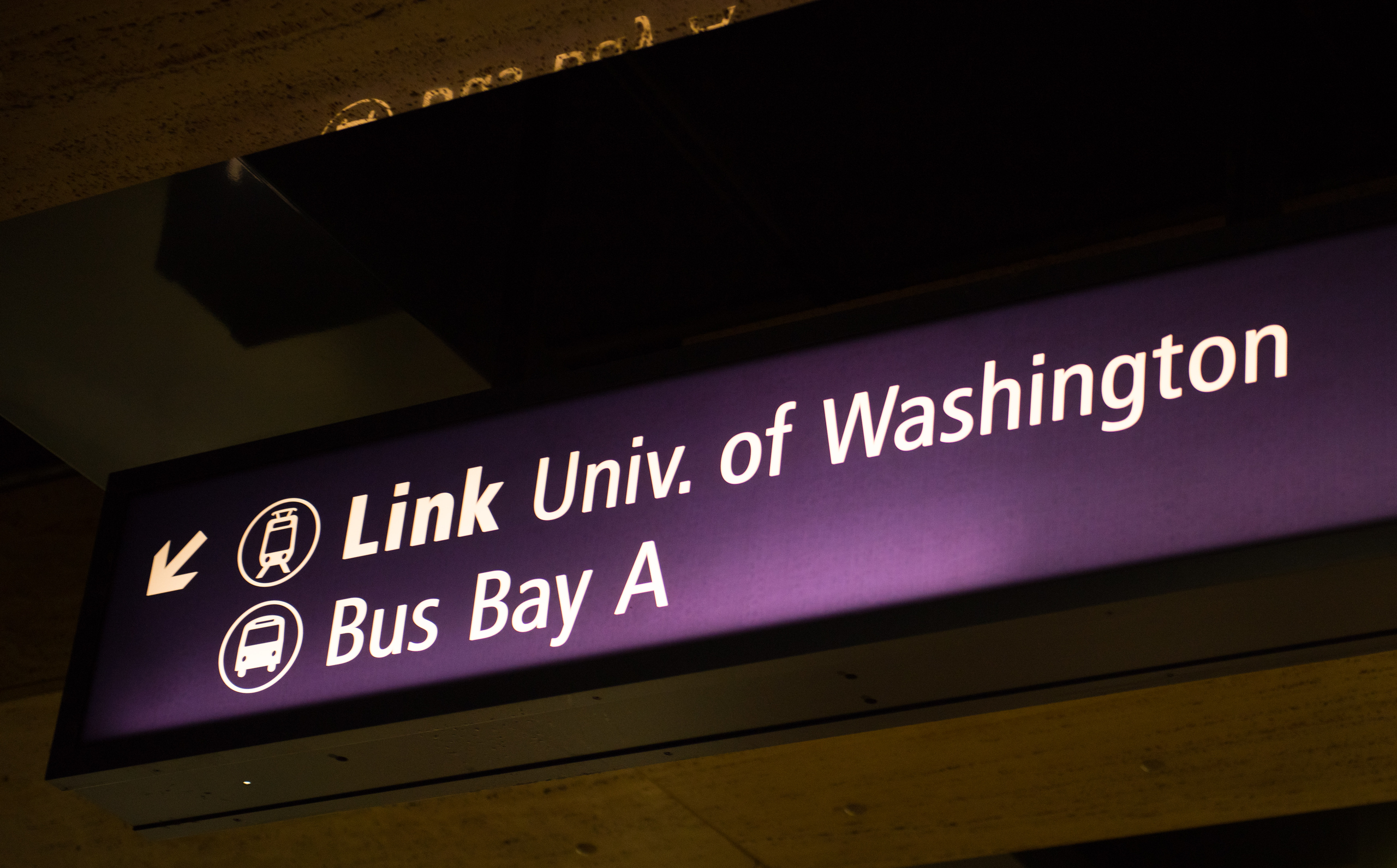 Light Rail Station Sign